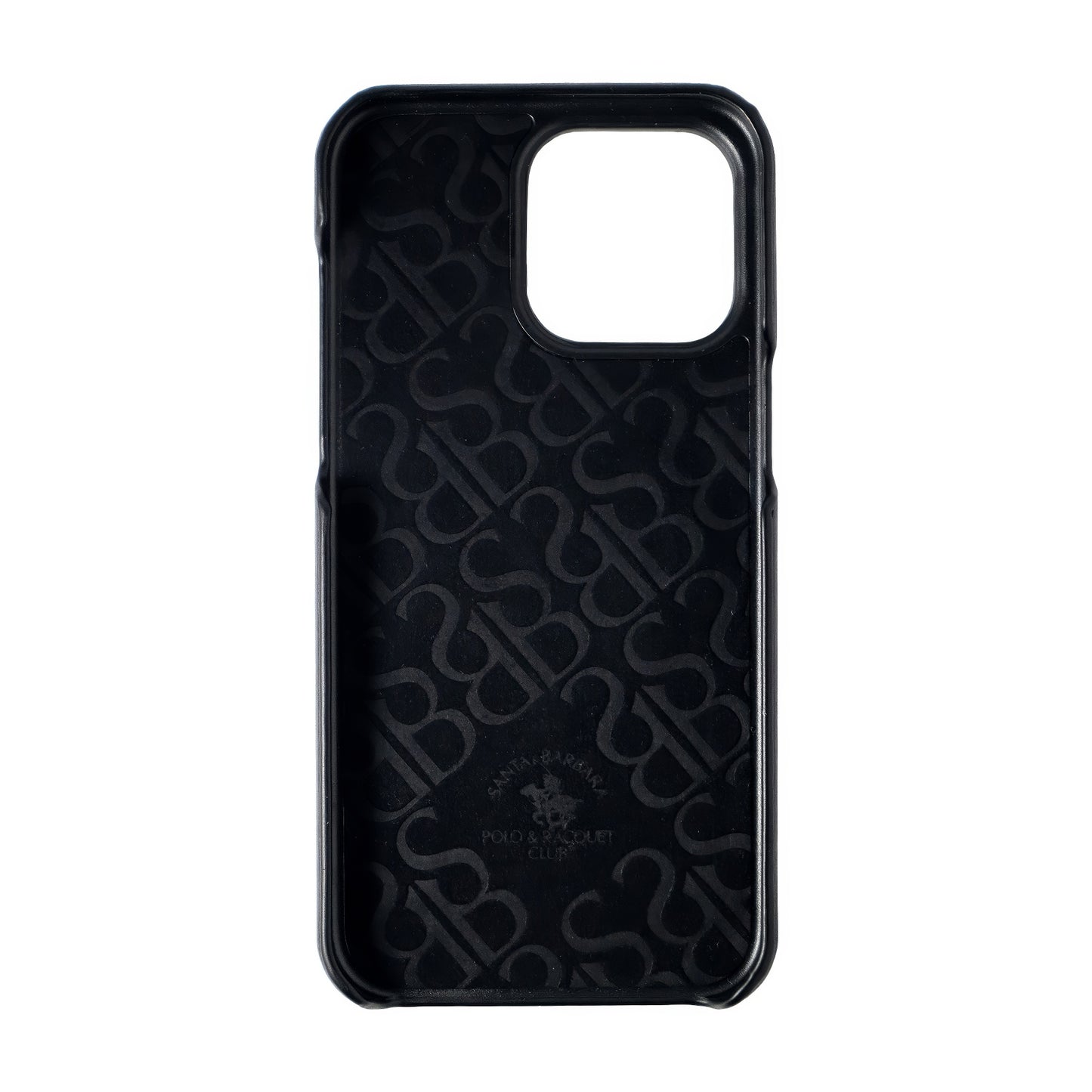 Elton Series Santa Barbara Polo & Racquet Club Cow Leather iPhone Case - (Black) - WINKOTECH