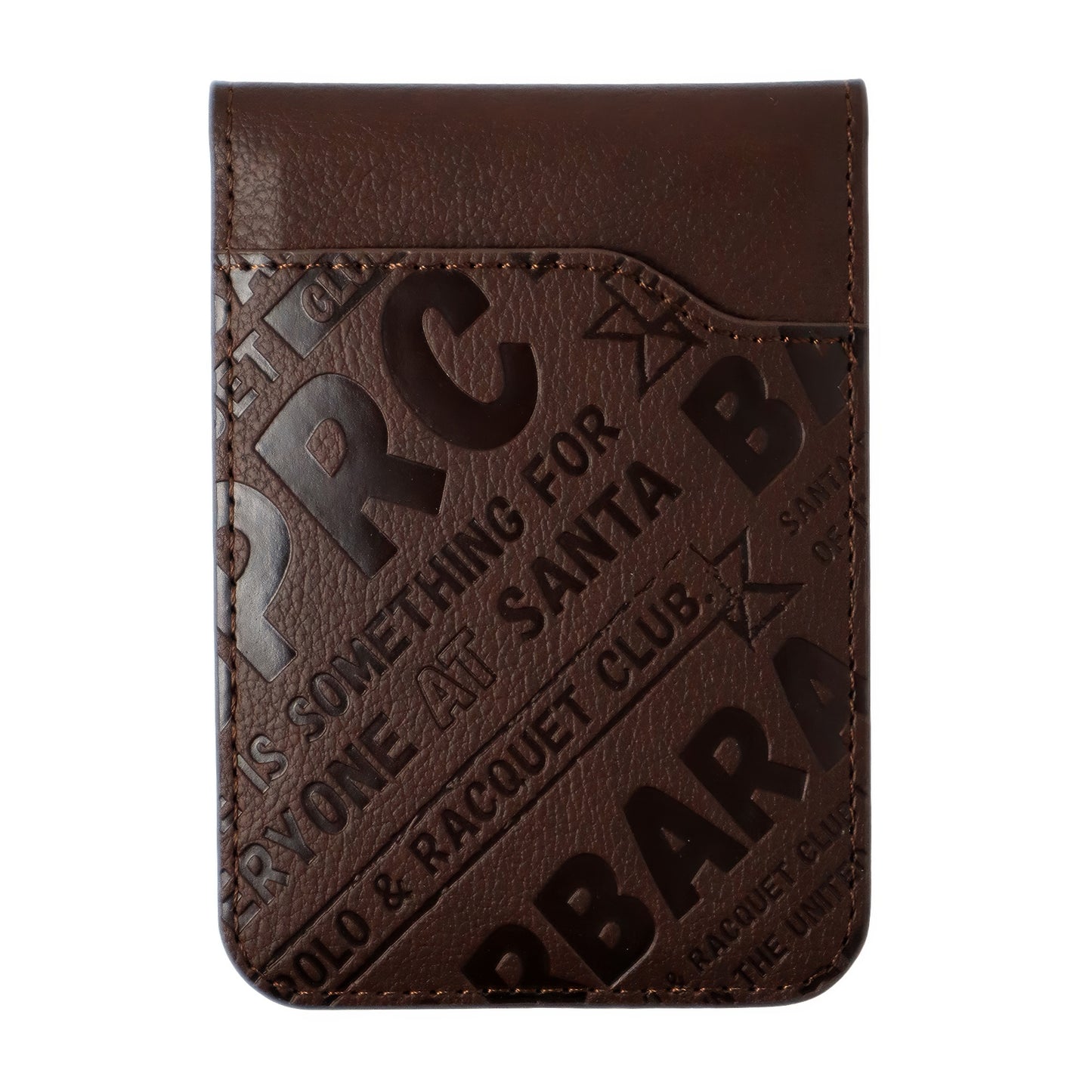 Timothy Series Santa Barbara Polo & Racquet Club Wallet & Leather iPhone 15 Pro Max Case - (Brown) - WINKOTECH