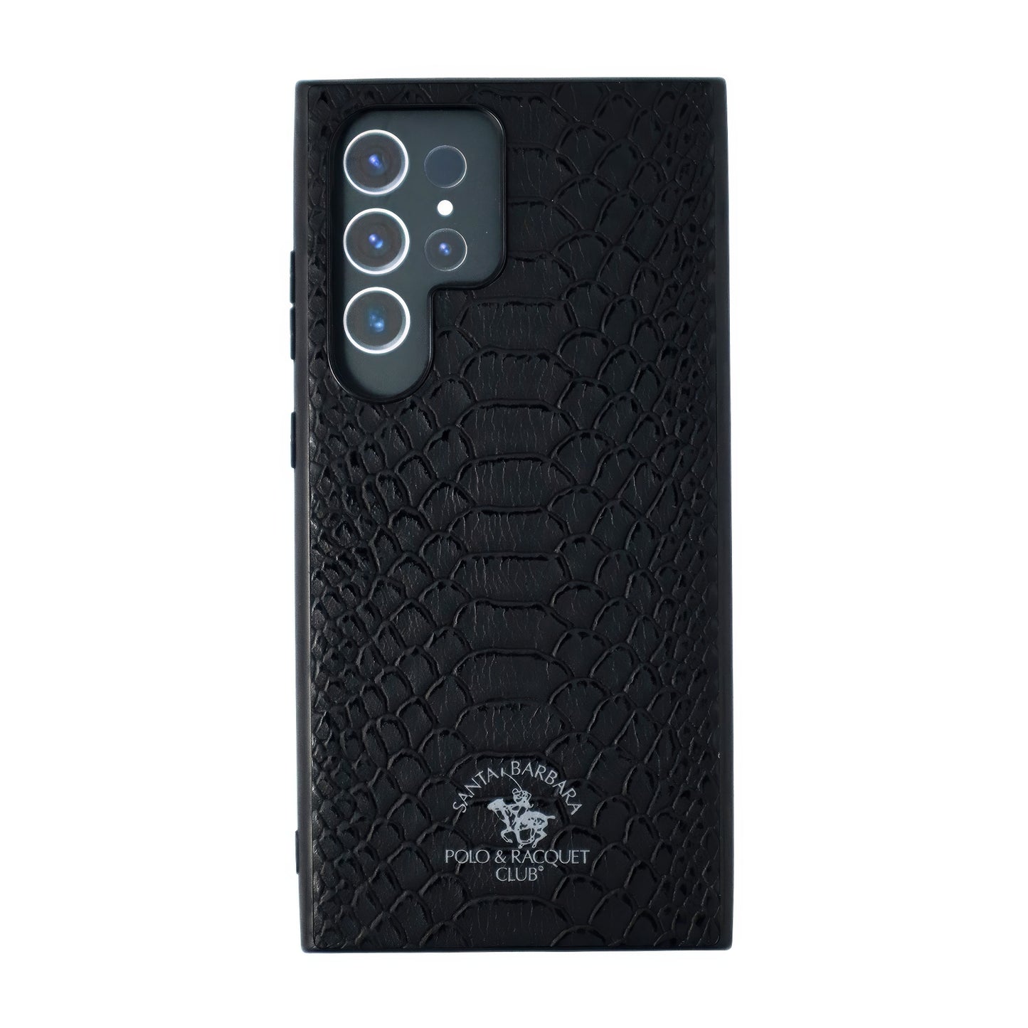 Knight Series Santa Barbara Polo & Racquet Club Leather Samsung S24 Phone Case - (Black) - WINKOTECH