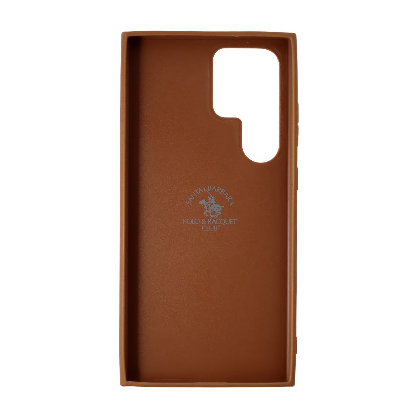 Knight Series Santa Barbara Polo & Racquet Club Leather Samsung S24 Phone Case - (Brown) - WINKOTECH