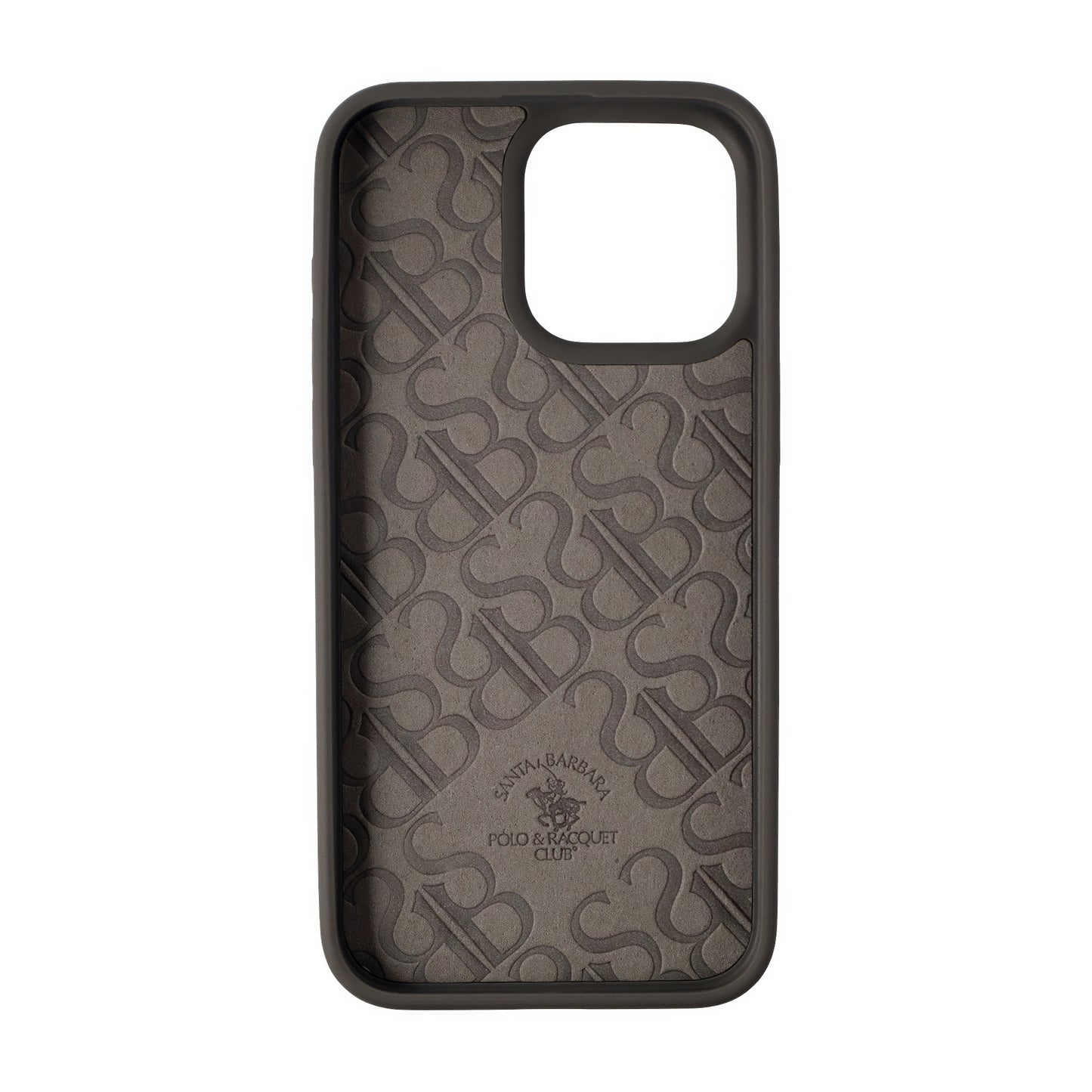 Savanna Series Santa Barbara Polo & Racquet Club Leather Embroidery iPhone Case - (Leopard) - WINKOTECH