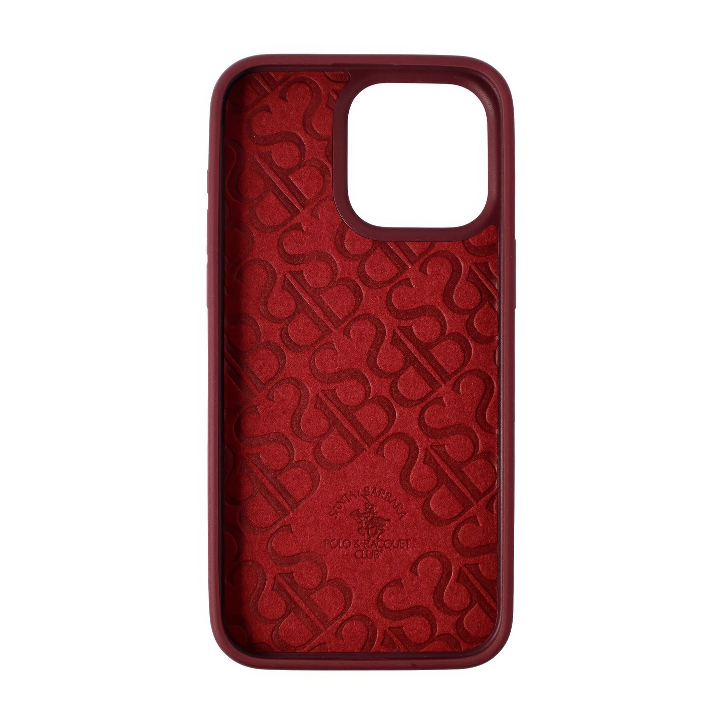 Savanna Series Santa Barbara Polo & Racquet Club Leather Embroidery iPhone Case - (Cat) - WINKOTECH